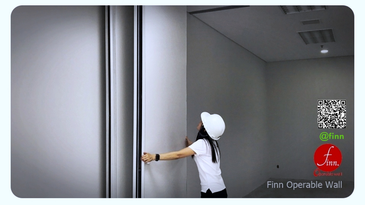 ผนังกั้นห้องที่สามารถเคลื่อนย้ายได้ finn ผนังกันเสียงเคลื่อนที่